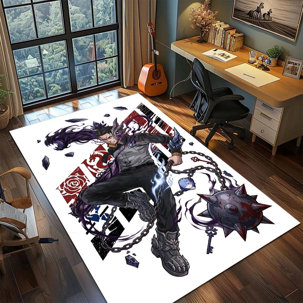 ReZero Carpet Floor Mat Gamer Bedroom Home Room Decor Washable Non Slip Large Area YUN6512