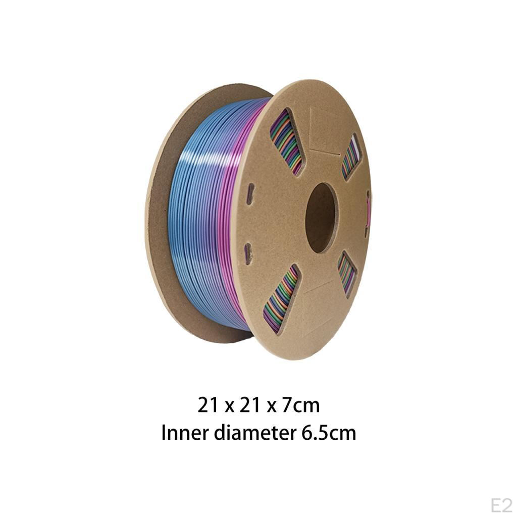 1,75 mm PLA-Filament für 3D-Drucker, 1 kg Spule, universeller mehrfarbiger Hochgeschwindigkeitsdruck