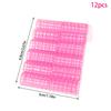 12Pcs/Set Heatless Hair Curler Rollers S/M/L Grip Clips Lazy Curlers Hairdressing Diy Hair Styling Tool For Women