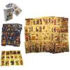 Unique Trading Cards Set With Golden Foil Design For Kids Birthday Gifts
