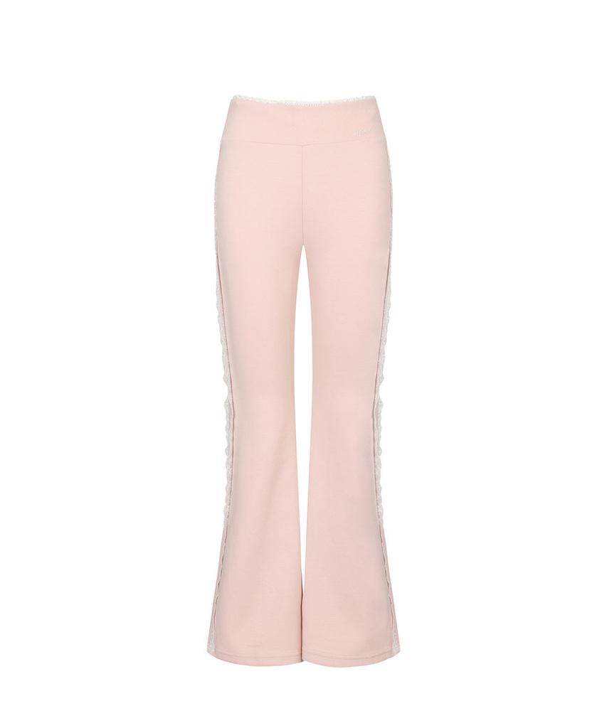 Moabel Contour Line Ribbon Pants - Pink