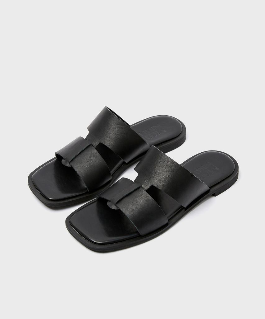 Moodnight Ruth Soft Leather Square Slides - 4 Colors (Type A)