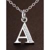 26 letters 925 sterling silver Necklace Pendant Shining 5A Zircon for Women Fashion Wedding Engagement Jewelry GiftsGood product