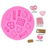 Cartoon Ice Cream Candy Candy Cake Silicone Mold DIY Handmade Chocolate Handmade Cake Dessert Decoration Baking Tools New
