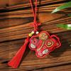 Hanging Decor Embroidered Horse Keychain Cute Design Pony Pendant  Zodiac Celebration