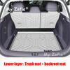 For Leapmotor B10 2025 2026 Car TPE RearTrunk Mat Seat Backrest Protective Pad  Anti-Kick Pad Waterproof Tailored Accessories