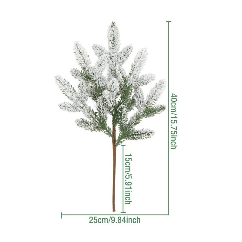 Christmas Fir Branches Fake Tree Leaves For Holiday Centerpieces And Seasonal Arrangements