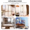 4Pcs Aluminum Alloy Curtain Rod Brackets Heavy Duty Thickened Curtain Rod Holders Retro Style Wall Mount Brackets for Curtains