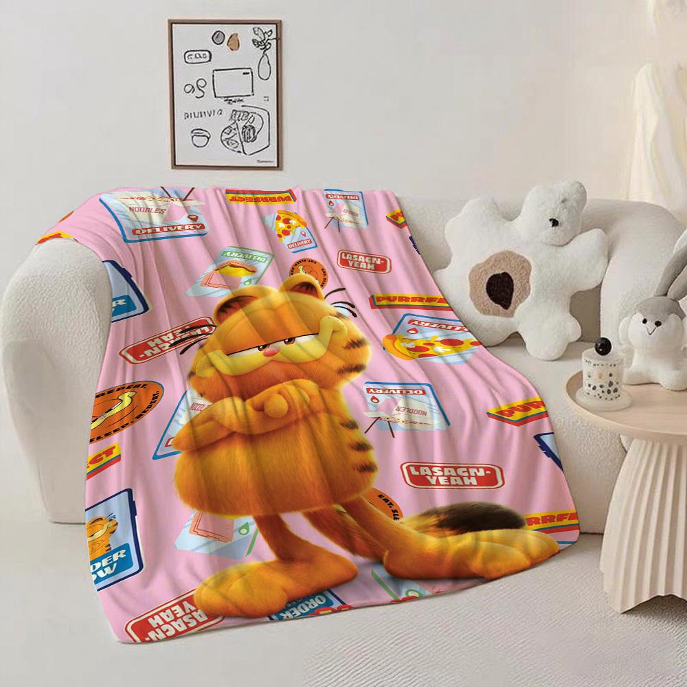 Home and Decoration Cute Fashion New Throw Blankets for Beds/sofa G-Garfield Blanket for Camping Christmas Blanket Best Gifts