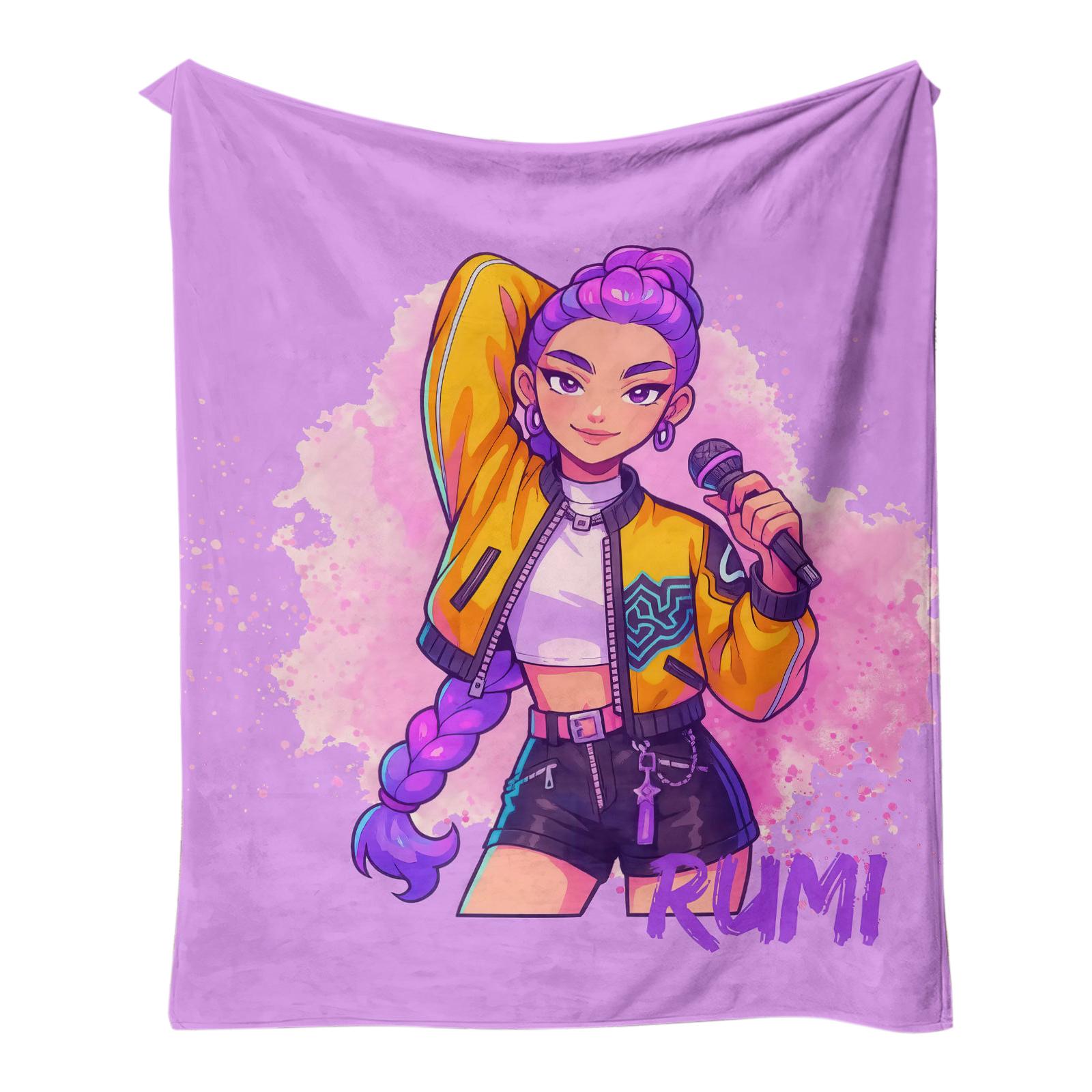 

70 * 100cm Anime Peripheral Printed Warm Blanket One Size