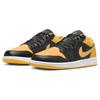 Air Jordan 1 Low Yellow Ochre Men Sneakers Black White 553558-072