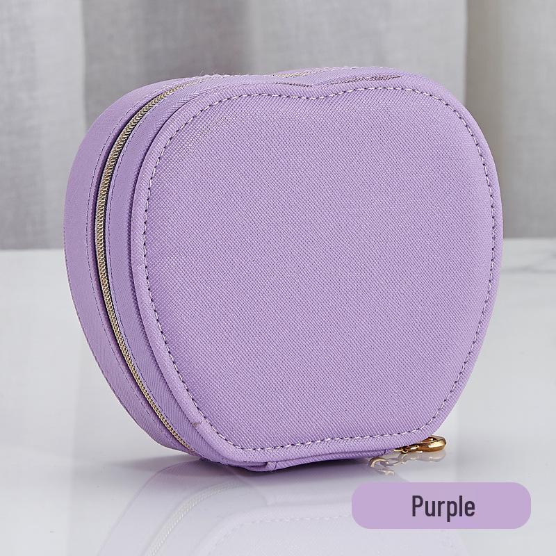 

Portable Apple Jewelry Box for Ear Studs, Earrings, Necklace & Lipstick - Compact Gift Accessory