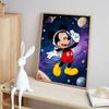 Disney Diamond Art Painting Kit Space Mickey 5D Diamond Painting Dot Art Home Wall Decor