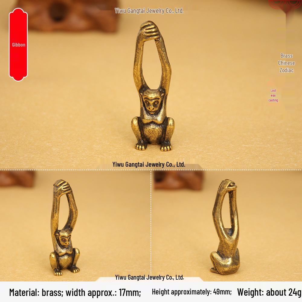 Portachiavi Rame Ottone 3D Dodici Segni Zodiacali