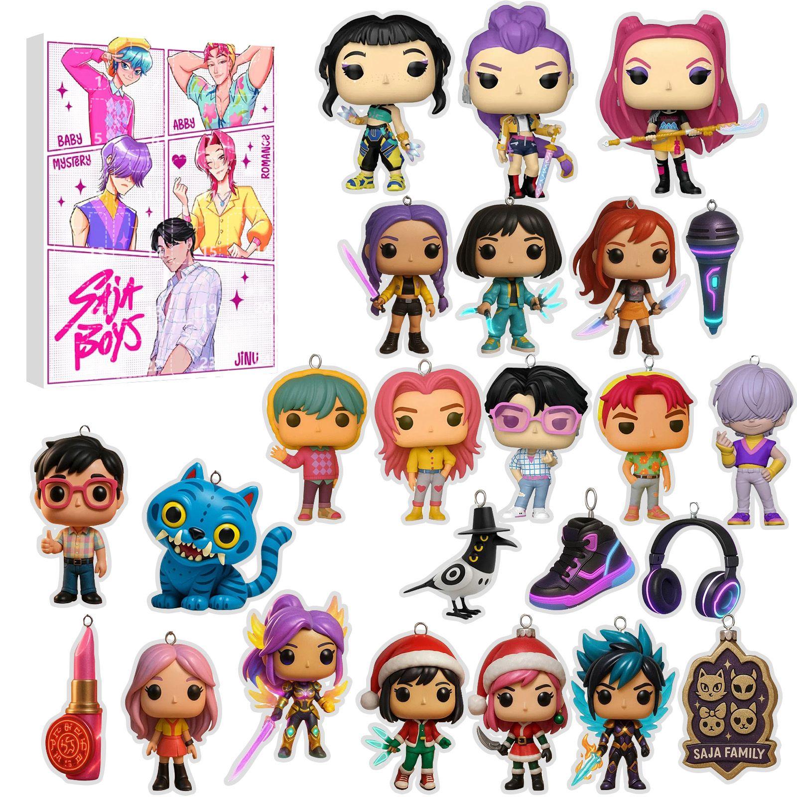 

2D Адвент-календарь включает 24 адвент-календаря, календарь обратного отсчета и коллекционные сюрпризы