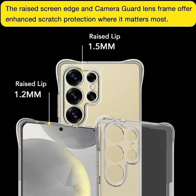 Case for Samsung S26 S25 S24 S23 Ultra A56 A36 A17 A16 5G Protective Cover Four Corners Shockproof Bumper Coque Fundas
