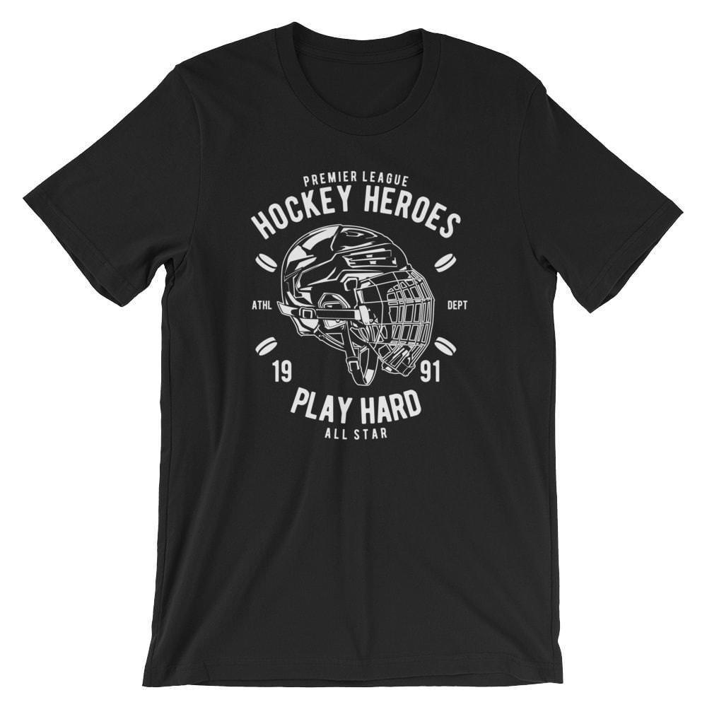 

Hockey Heroes T-Shirt. 100% Cotton Premium Tee NEW M