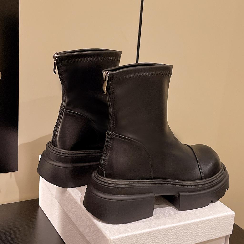 Mode klassische vielseitige Plateau erhöhende Martin Stiefel Damen Herbst und Winter neue Damenstiefel trendige Schuhe