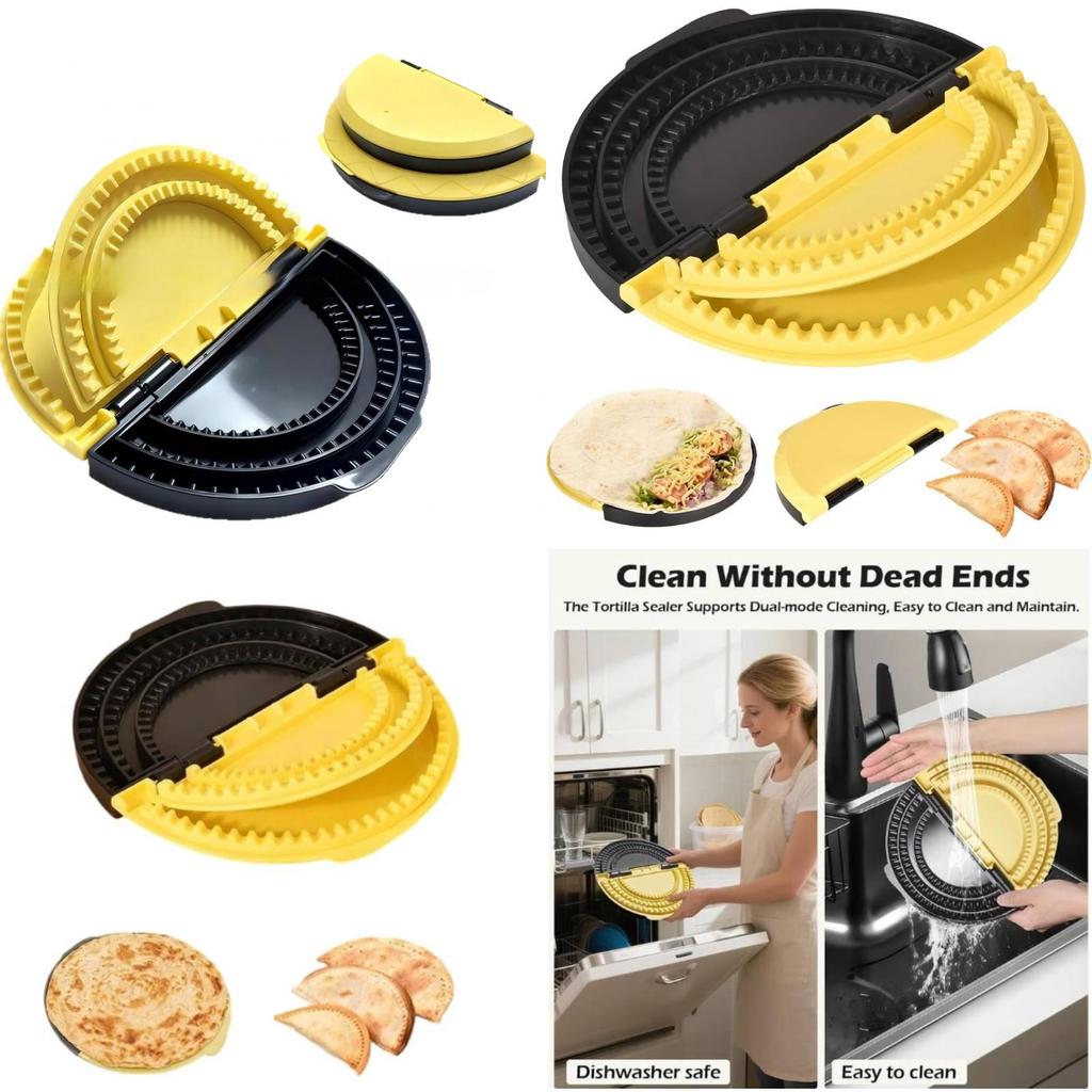 Tortilla-Siegelgerät 3-in-1 Verstellbare Manuelle Mais-Wrap-Presse für die Küchenzubereitung