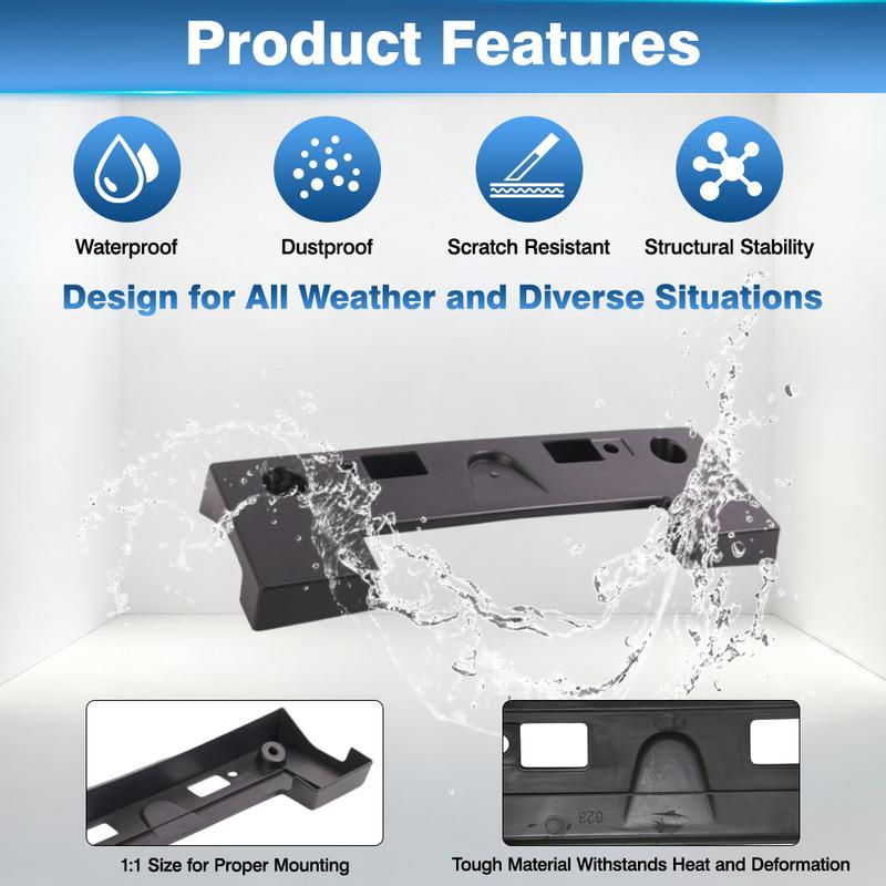 Car Front Bumper License Plate Mounting Bracket For Nissan Rogue SL S SV Select 2011 2012 2013 2014 2015 962101VK0A NI1068111