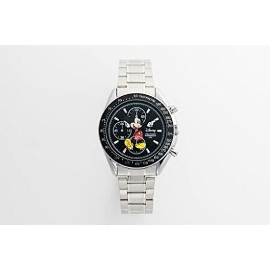 ANOTHER HEAVEN Disney Mickey Watch Vintage Reissue Model SpeedMaster (Black)