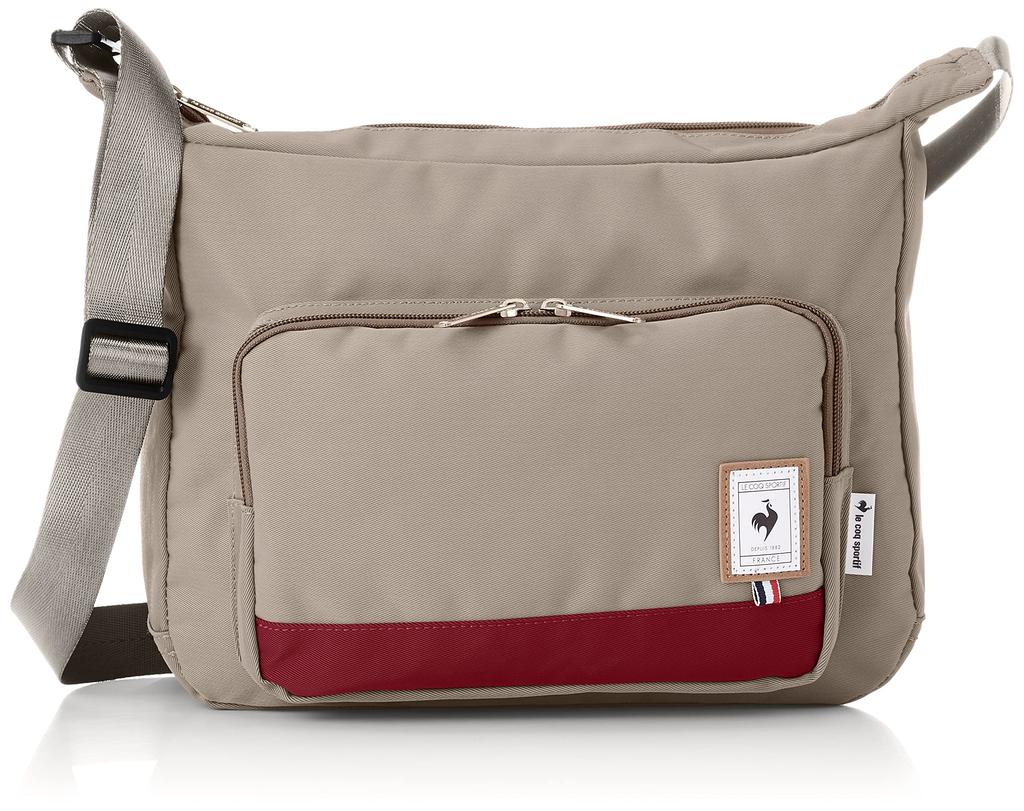 Coq Shoulder Andilee gray [Le Sportif] bag, water-repellent, nylon, bicolor, 36389, series, women's,