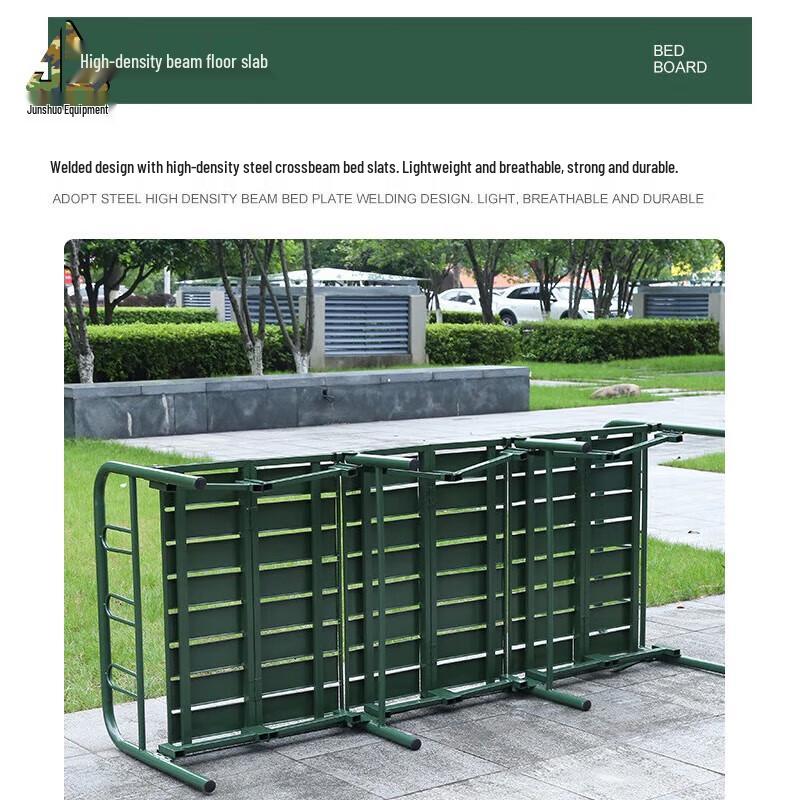 Junshuo Portable Military Green Folding Outdoor Cot