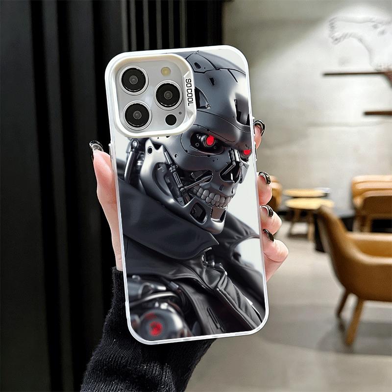 

Terminator Arnold Schwarzenegger Shockproof Phone Case for iPhone 17 Air 16 16E 15 Pro Max 14 Plus 13 Mini 12 Back Cover Anti Fa iPhone 15 Plus