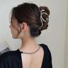 Version with Minimalist Design Metal Irregular Hair Clips Elegant High-end Women Elegant Headwear Retro Exquisite Girls Headwear
