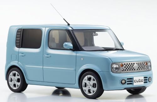 samurai 1/18 scale Nissan Cube Air Blue finished product