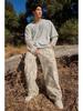 Men's Camouflage Wide-Leg Athletic Pants: Trendy Printed, Loose-Fit Casual and Running Style