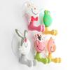 Cute Animal Silicone Toothbrush Holder Bathroom Wall Hanger Sucker Hook Stand