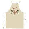 Planetee Léane Kitchen Apron Life Is Prettier | Gardening and Household Chores Apron Mother's Day Birthday Gift