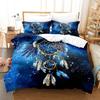 Boho Purple Cover Cover Sets Bedding Print Dream Catcher /Pumo Bohemians Bed Cover Set Full Queen King Size Bed Linens 228x228