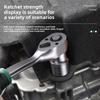 46/53Pcs Drive Socket Ratchet Wrench Set With Bit Socket Metric And Extension Bar For Auto Repairing