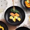 Durable Picnic Tableware Plates Set of 4 Reusable Plastic for Camping Outdoor Beach Barbecue Party