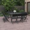 Day and Night - Day and Night 9-piece Steel Garden Dining Set