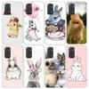 Cute Bunny Baby Rabbits Phone Case for Xiaomi Redmi Note 15 14 14S 13 12 12S 11 Pro Plus 11E 11T 11S 10S 5G Soft Cover Fundas Re