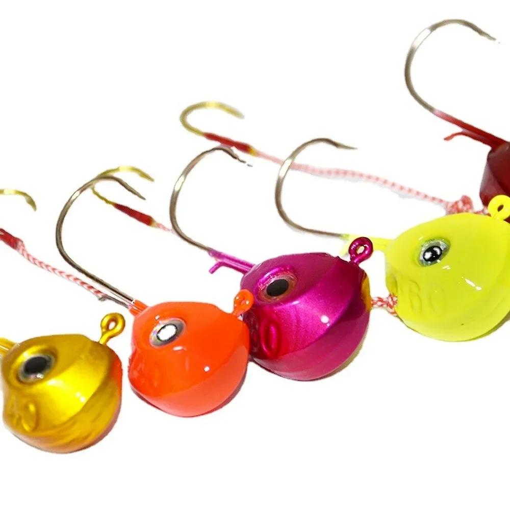 Jig Fishing Lure 40g-140g Lead Head Jigs with Sharped Hook Pesca Saltwater Fishing Equipment Accessories
