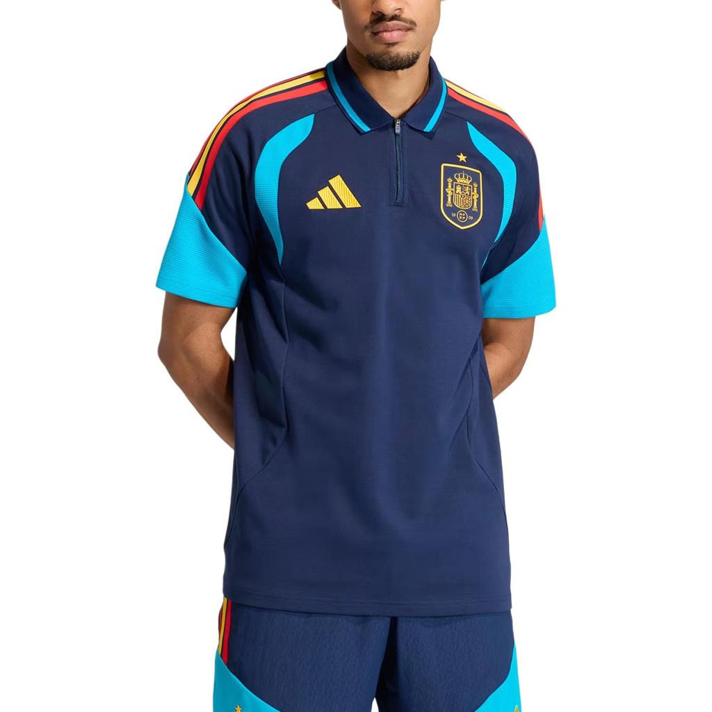 adidas Color Block Logo Strick-Polohemd Herren Oberteile KA8176