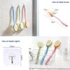 Shower Body Brush with Bristles and Loofah 2 Pack, Back Scrubber Bath Mesh Sponge with Curved Long Handle for Skin