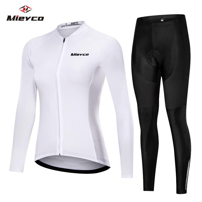 Women's Long Sleeve Shirt MTB Jersey Womens Cycling Clothing Bicycle Maillot Ciclismo 2026 Long Sleeved Autumn Breathable Cycling Suit Set