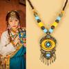 Xizang Retro Fringed Headdress, Forehead, Bohemian Collarbone Necklace, Pendant, Travel Photo Hair Jewelry, Women