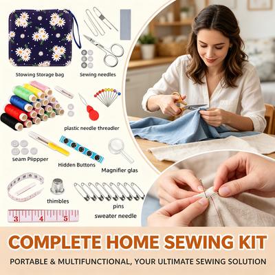 Complete Sewing Kit for the Home, Portable and Multifunctional Sewing Tool Set