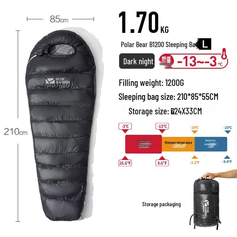 Mobi Garden Polar Bear B1200 Sleeping Bag