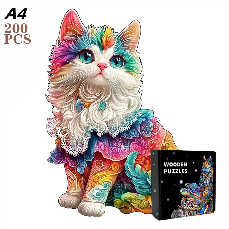 Non-Toxic Owl Wooden Animal Puzzle Diy Crafts Brain Trainer Puzzles Game For Kids Adult Educational Wood Toy Gift Medium Difficulty Jigsaw