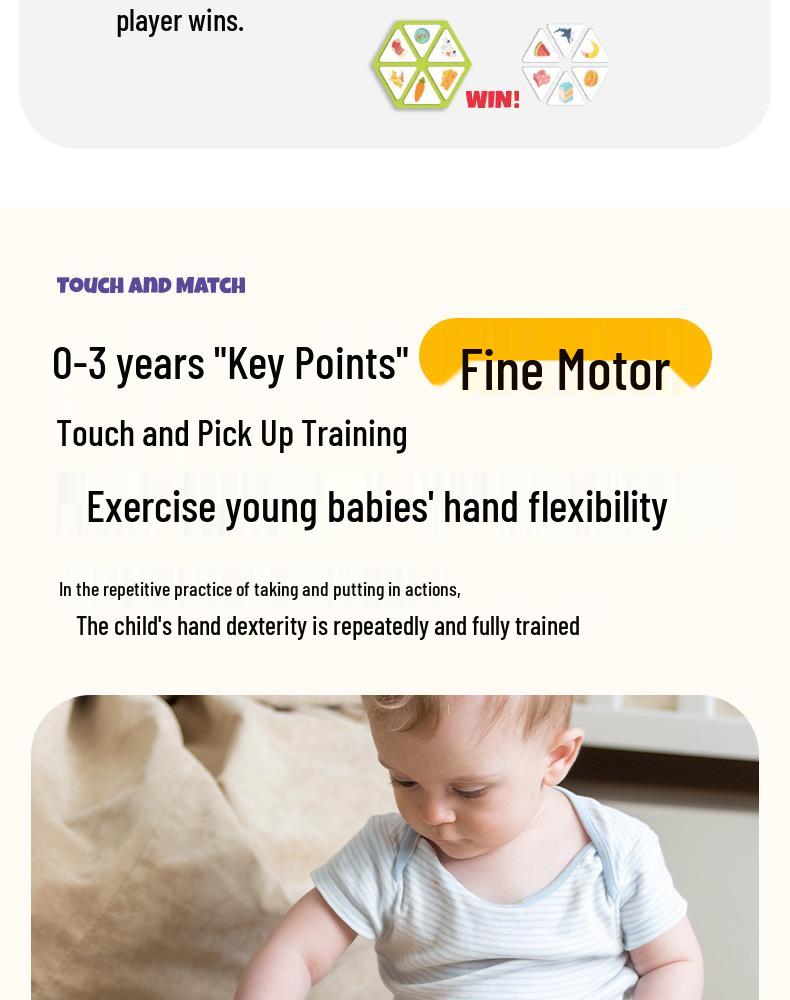 Pinwheel Tactile Shape Recognition Toy for Children's Early Education