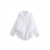 1116 Spring New European and American Style Women's Clothing Fashion Loose Casual Temperament Bat Sleeve Long Sleeve Shirt 1111118