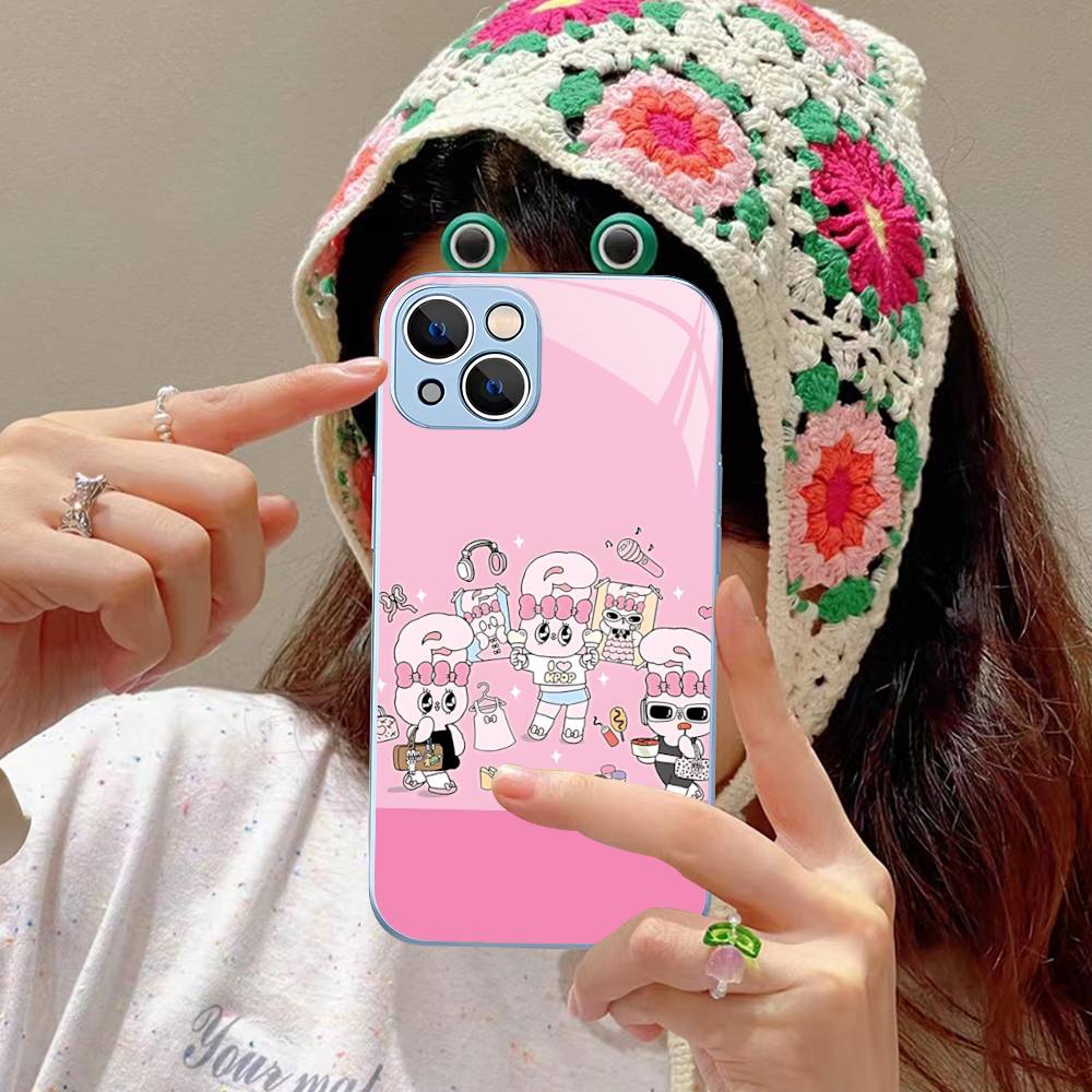 

Interesting O-Opanchu Cartoon U-Usagi Tempered Glass For Iphone 14 13 12 11 Pro Mini XS MAX 14Plus X XS XR Fundas iphone 13 pro