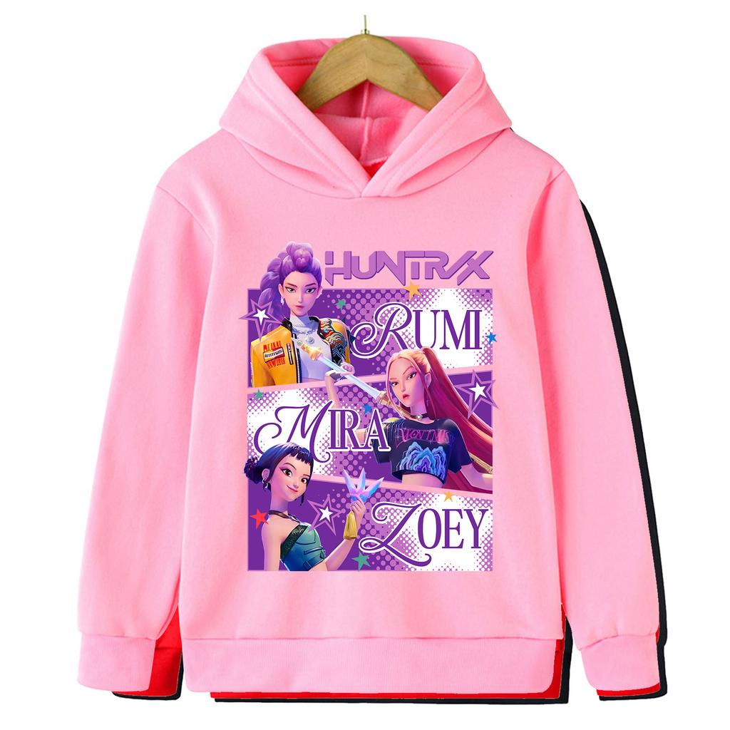 Hoodies Sweatshirts Girls Children's Cartoon Print Fashion Children's Hoodie Casual Style Sweatshirt Children's Clothing